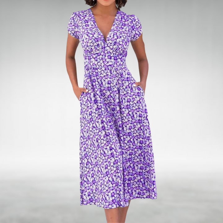 Elysia | Women’s Floral A-Line Summer Dress