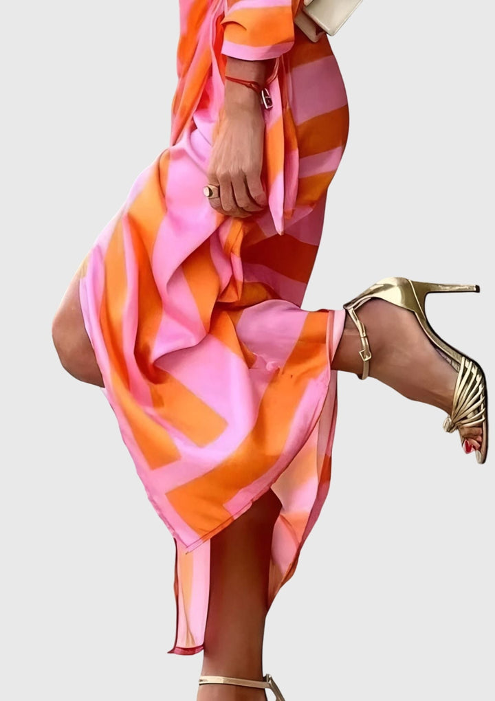 Irsa | Women's Elegant Wrap Maxi Dress