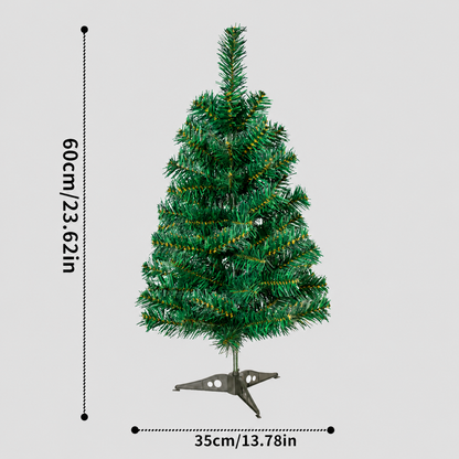 Cozy Artificial Christmas Tree Three Parts with Metal Stand