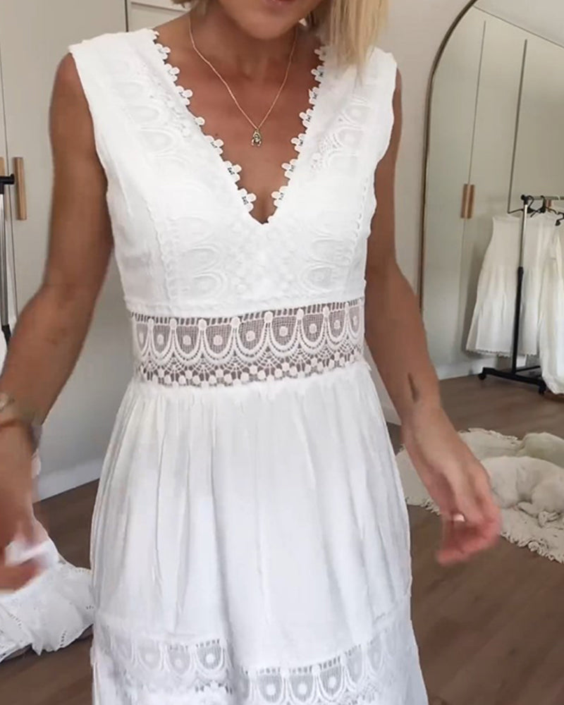 Rosalie | Women's Boho Sleeveless Summer Dress