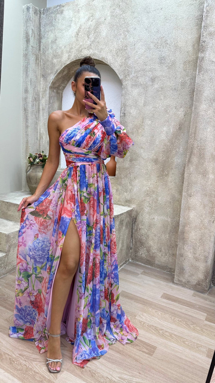 Brisa | Women’s One Shoulder Summer Maxi Dress