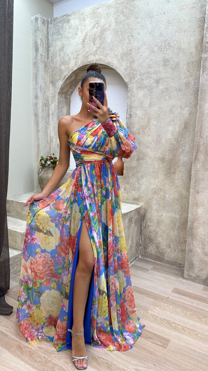 Brisa | Women’s One Shoulder Summer Maxi Dress