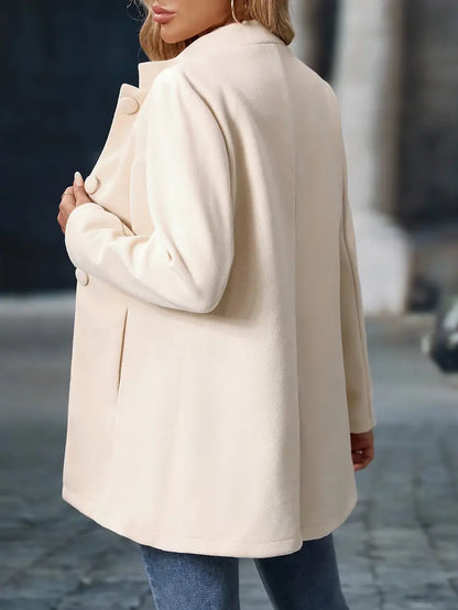 Aisling | Women's Elegant Fall Button-Front Coat