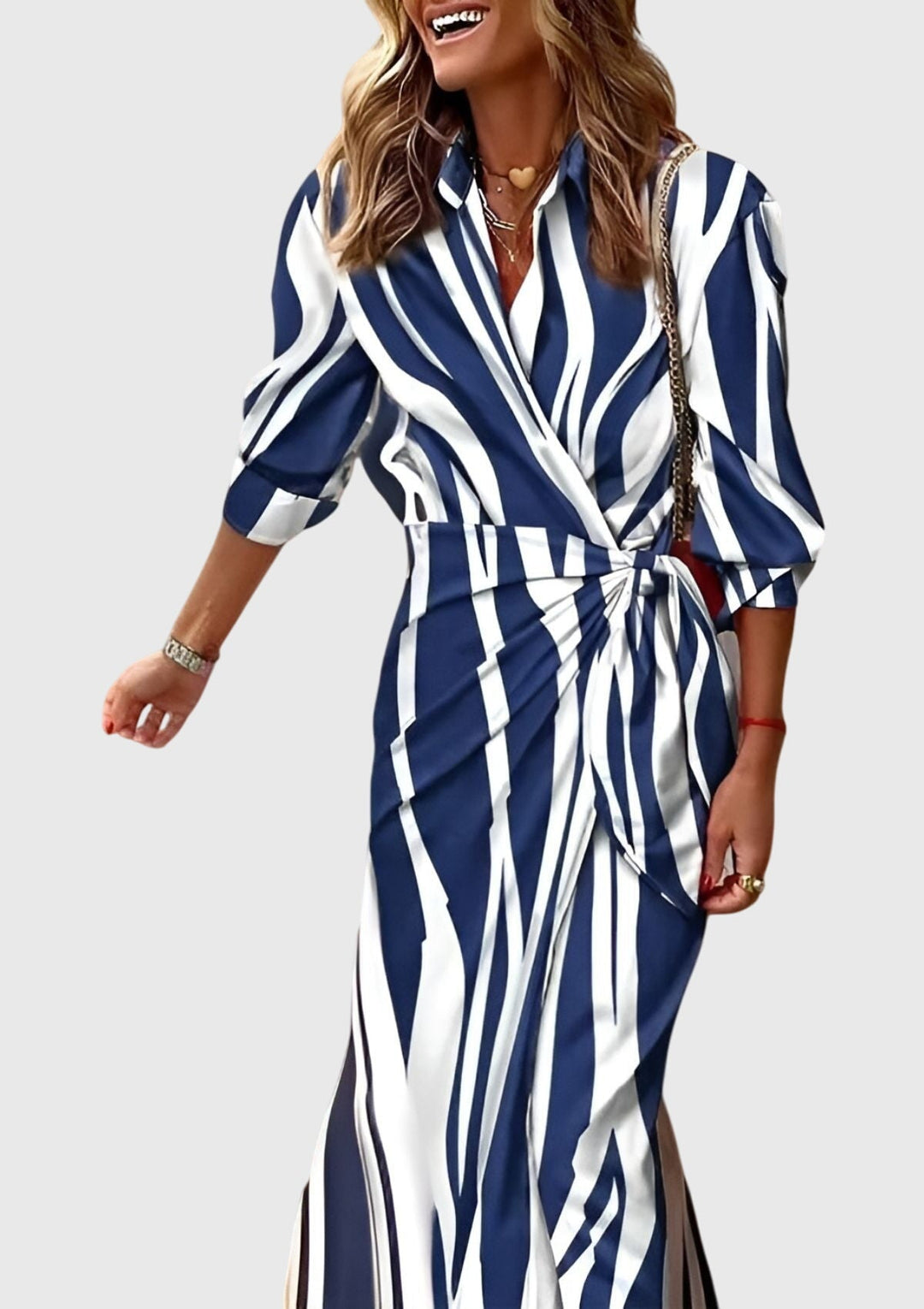 Irsa | Women's Elegant Wrap Maxi Dress