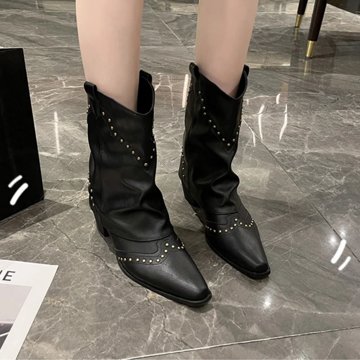 Rylee | Women’s Classic Studded Cowboy Boots