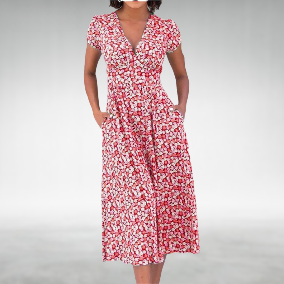 Elysia | Women’s Floral A-Line Summer Dress