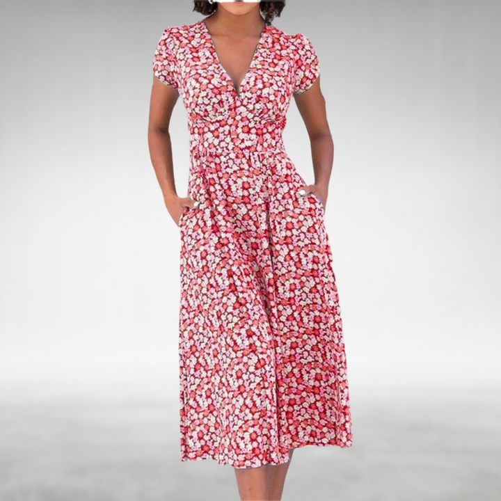 Elysia | Women’s Floral A-Line Summer Dress