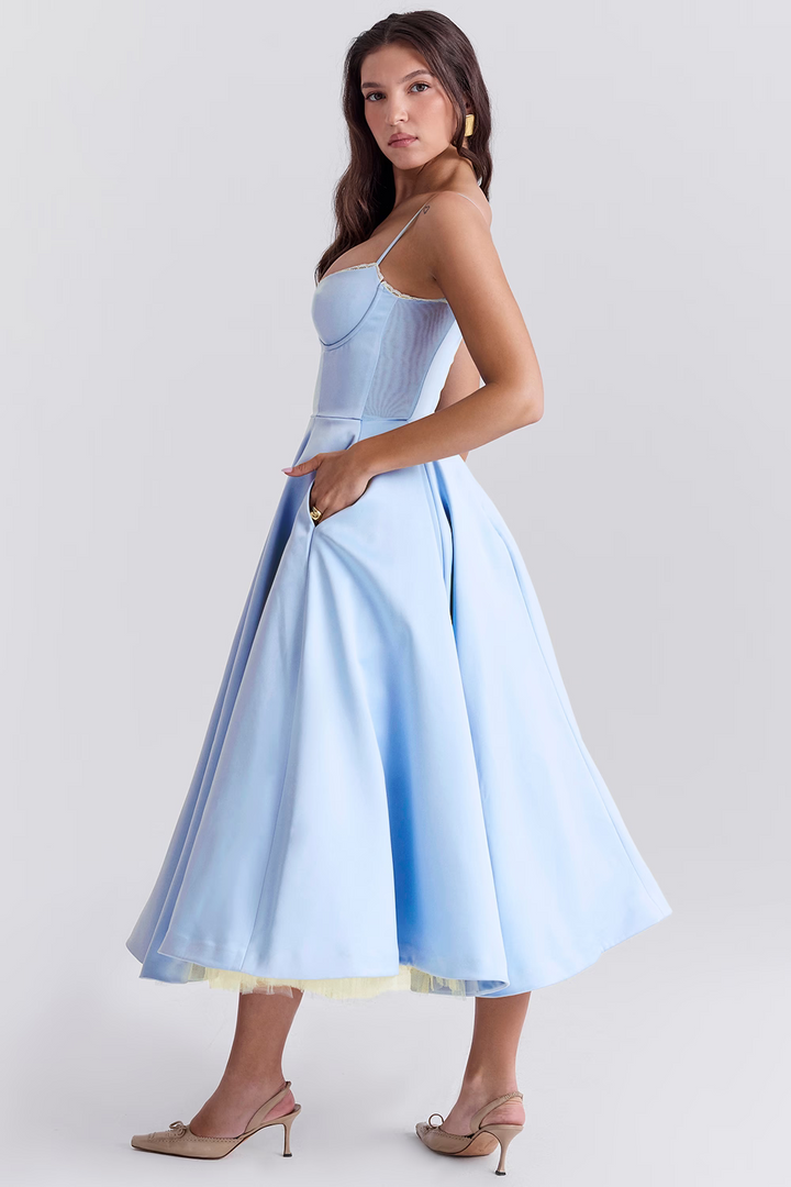 Lucia | Women’s Elegant Wedding Guest Midi Dress