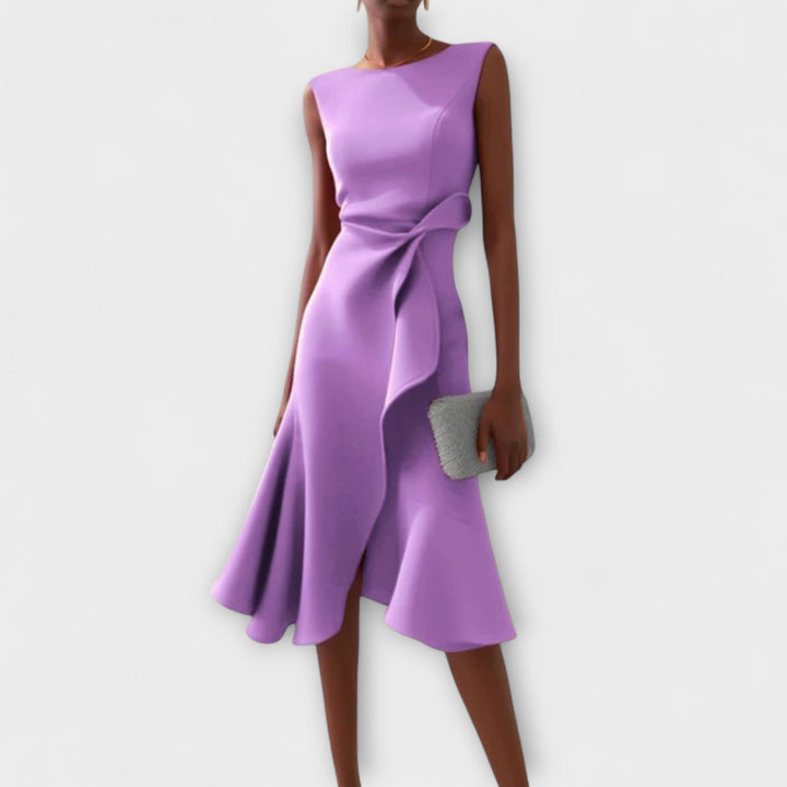 Rivka | Women’s Elegant Wrap Midi Dress