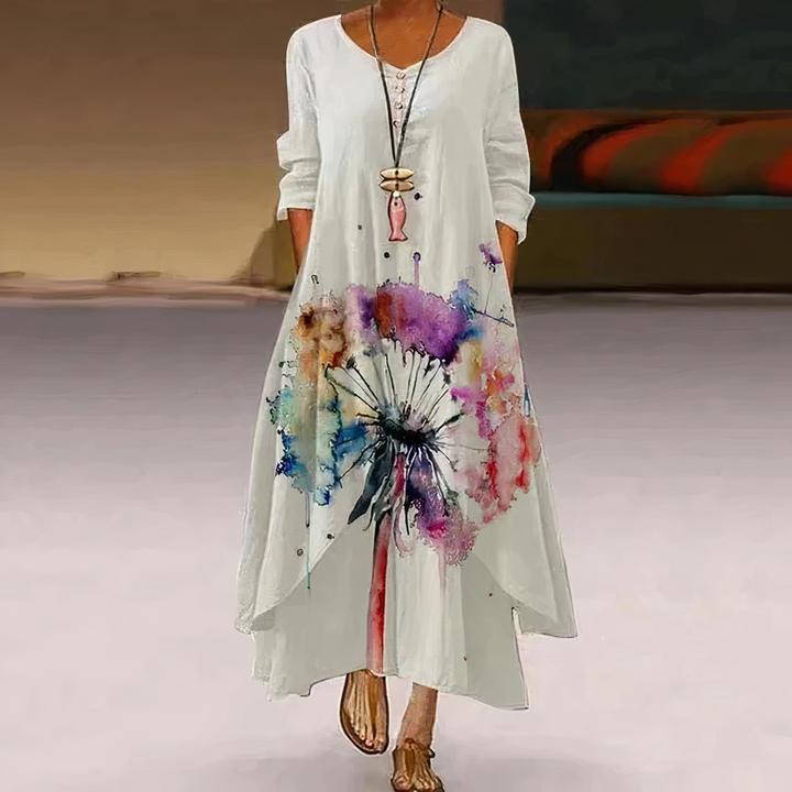 Margot | Women's Summer Floral Relaxed Fit Dress