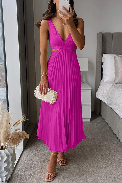 Lyra | Women’s Pleated Summer Midi Dress