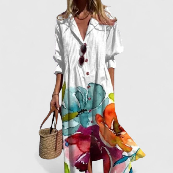 Harper | Women’s Summer Boho Midi Dress