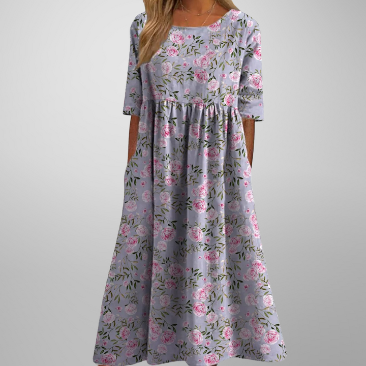 Ensley | Women’s Relaxed Floral Midi Dress