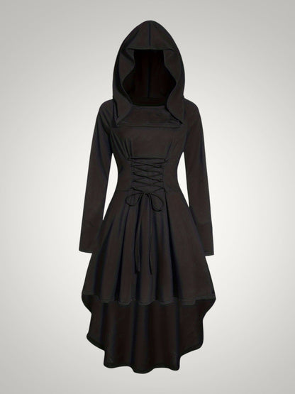 Scarlett | Women's 5 Piece Medieval Hooded Renaissance Halloween Costume