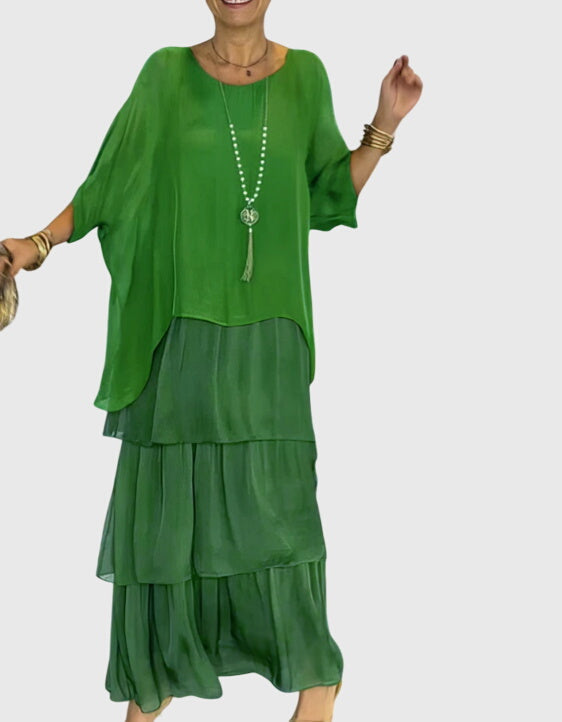 Aria | Women's Relaxed Fit Draped Maxi Dress
