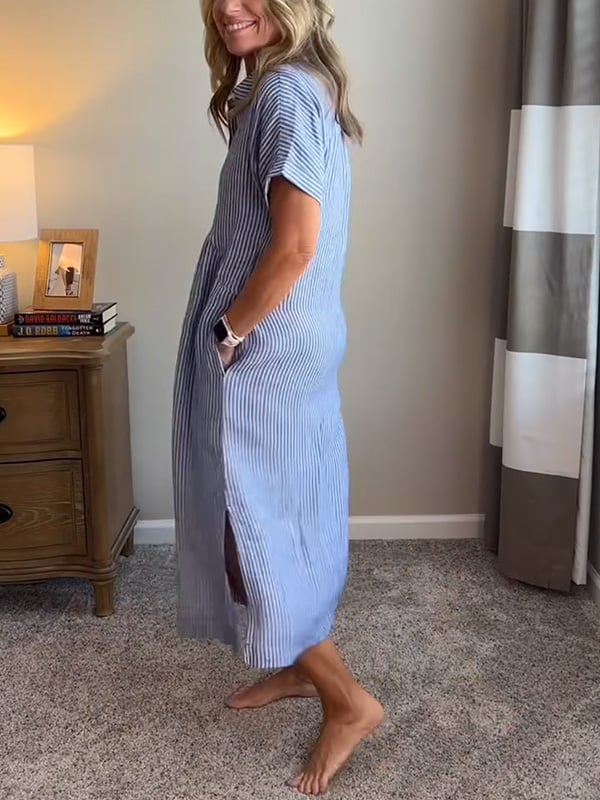 Jemma | Women’s Summer Maxi Striped Dress
