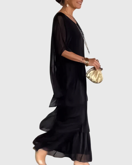 Aria | Women's Relaxed Fit Draped Maxi Dress