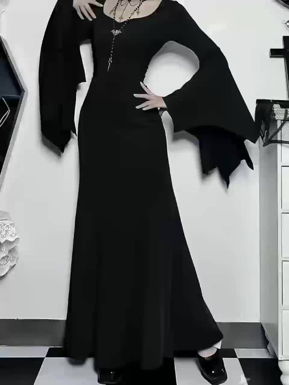 Margot | Women's Gothic Bat Halloween Dress