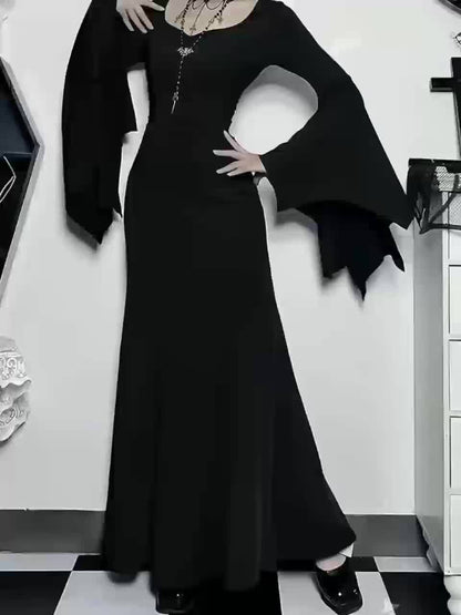 Margot | Women's Gothic Bat Halloween Dress
