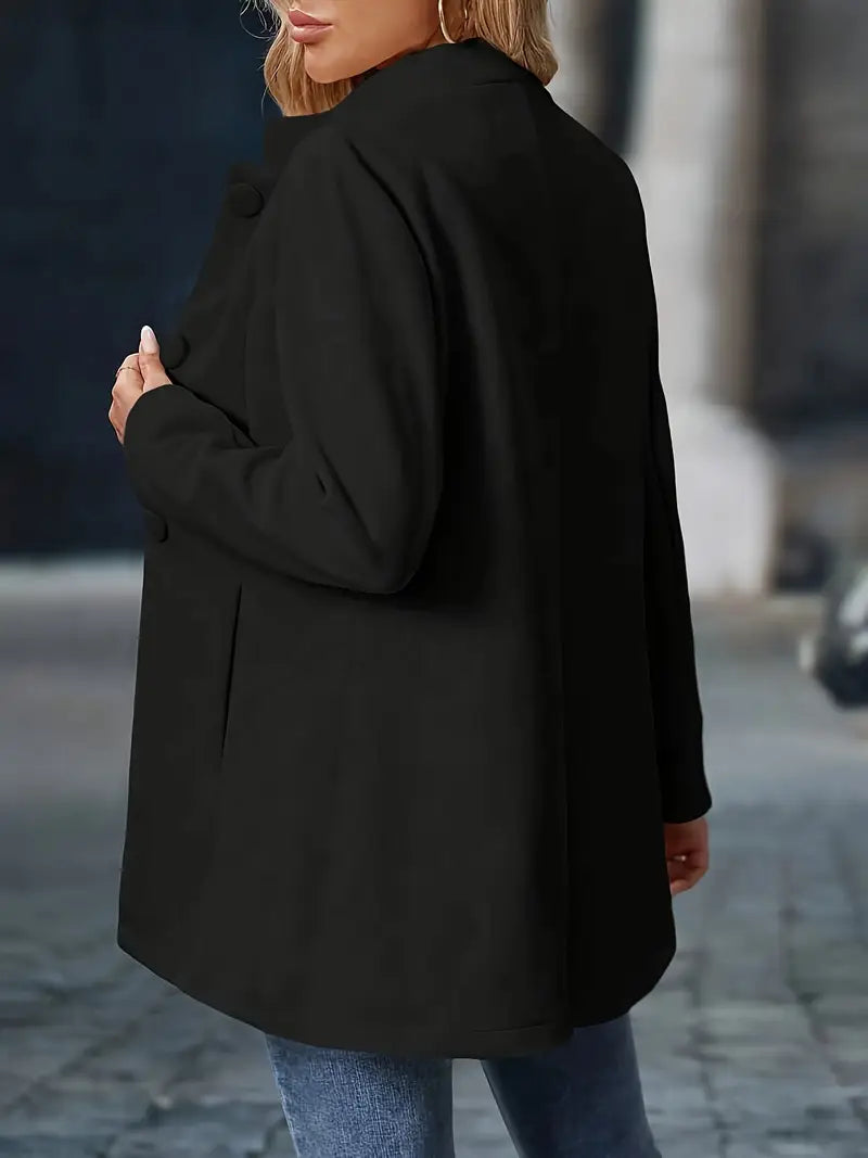 Aisling | Women's Elegant Fall Button-Front Coat