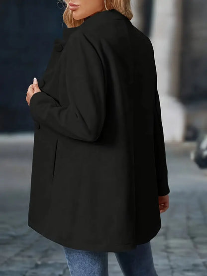 Aisling | Women's Elegant Fall Button-Front Coat