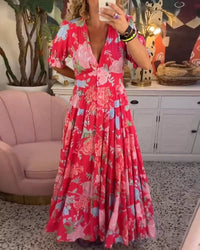 Ember | Women's Floral V-Neck Maxi Dress