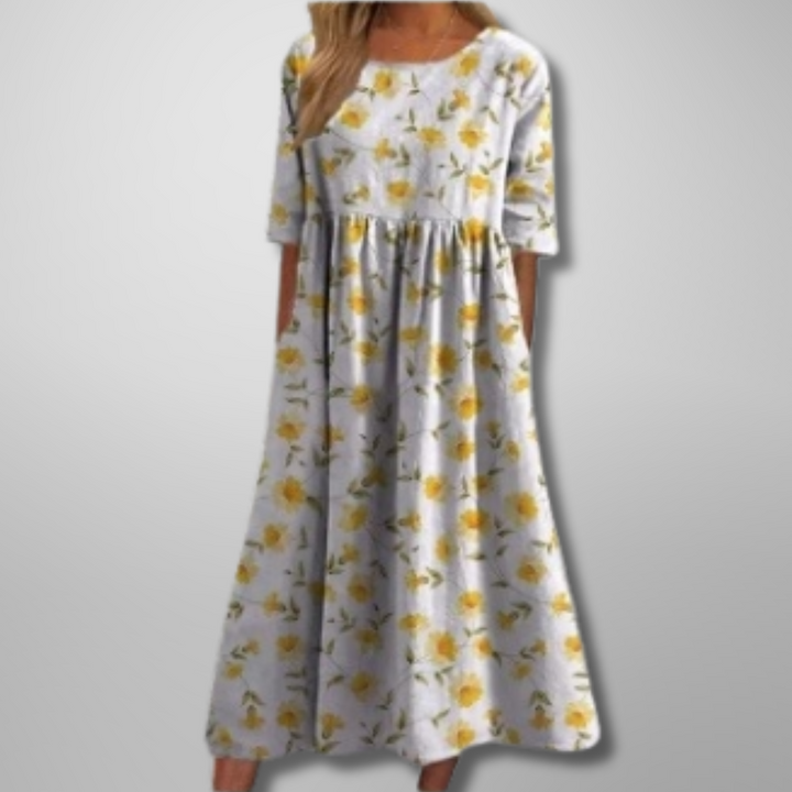 Ensley | Women’s Relaxed Floral Midi Dress