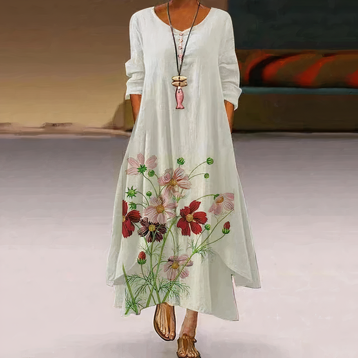 Margot | Women's Summer Floral Relaxed Fit Dress