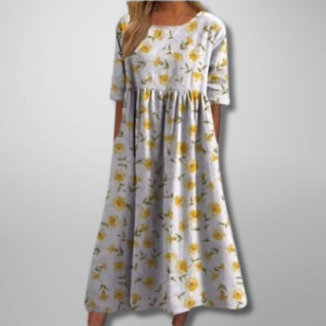 Joelle | Women’s Comfort Summer Midi Dress