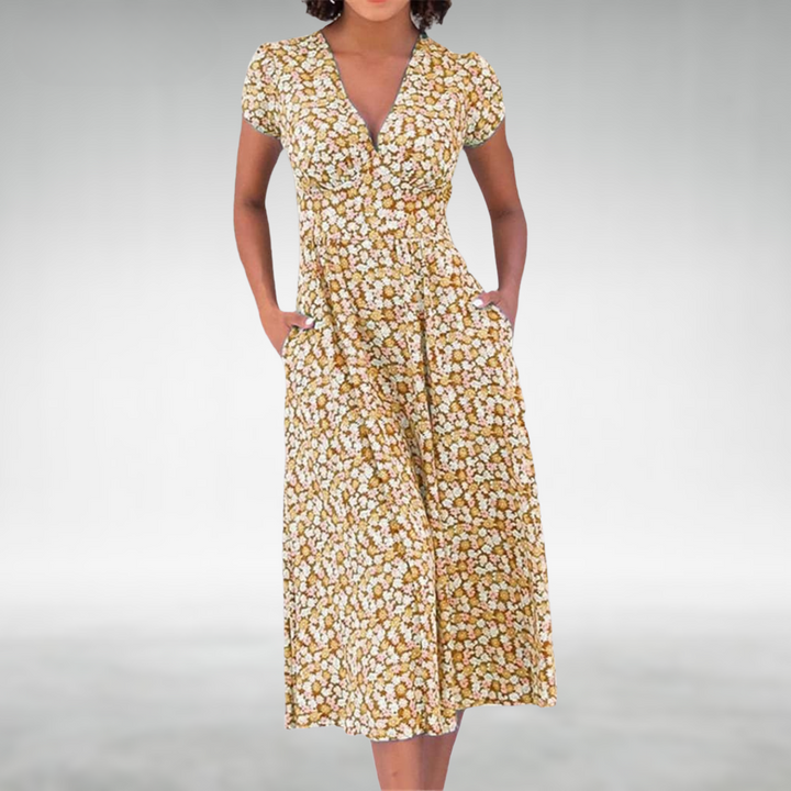 Elysia | Women’s Floral A-Line Summer Dress