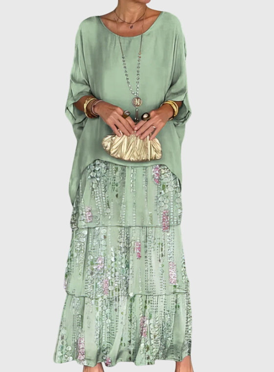 Aria | Women's Relaxed Fit Draped Maxi Dress
