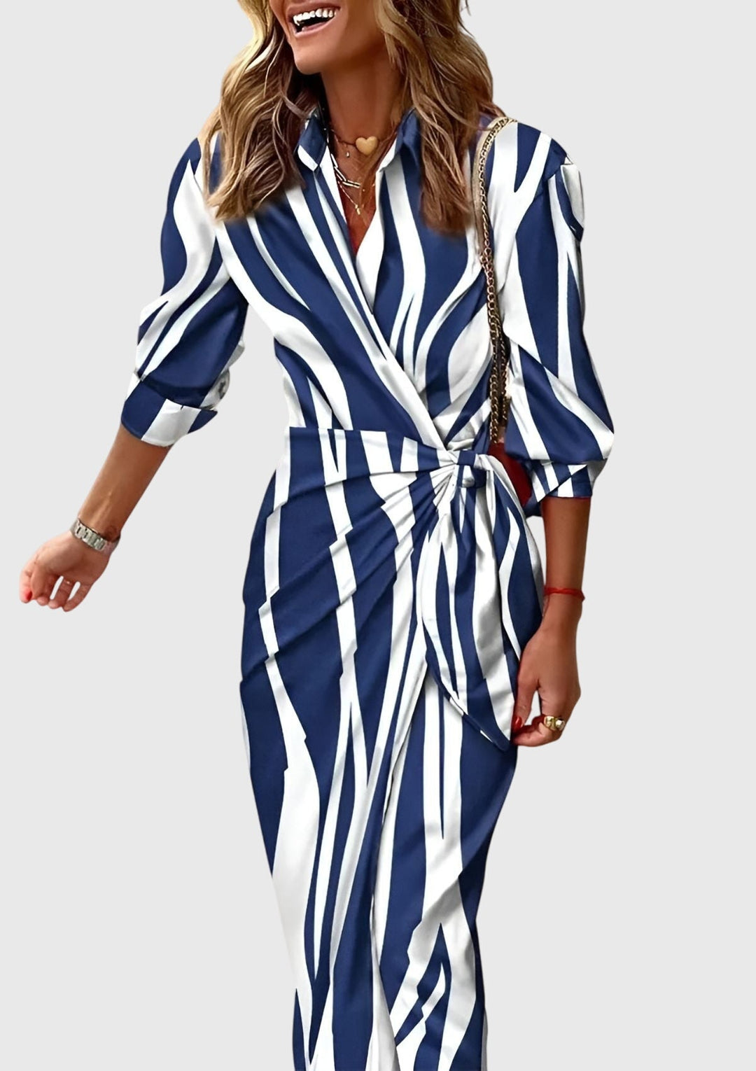 Irsa | Women's Elegant Wrap Maxi Dress