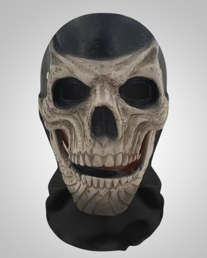 Tristan | Halloween 3D Ghost Face with Mesh and Elastic Fit Mask