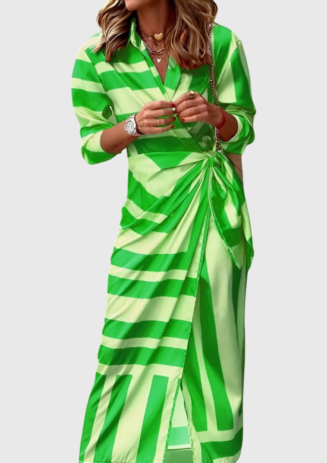 Irsa | Women's Elegant Wrap Maxi Dress