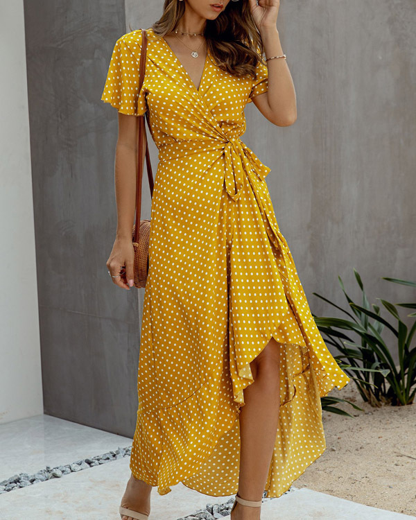 Keira | Women's Tie Waist Summer Maxi Dress