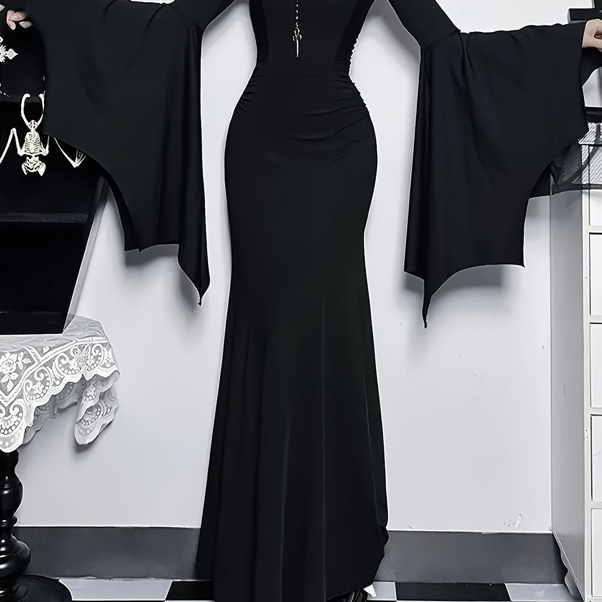 Margot | Women's Gothic Bat Halloween Dress
