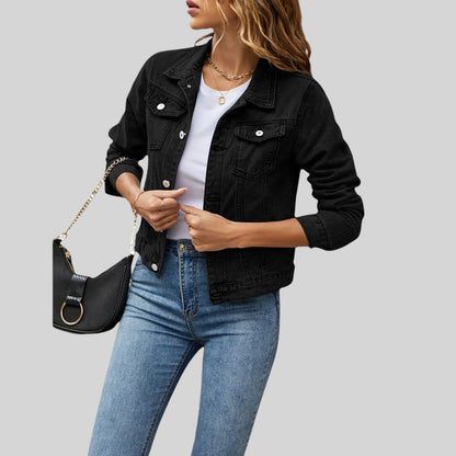 Gabrielle | Women's Casual Denim Jacket with Pockets