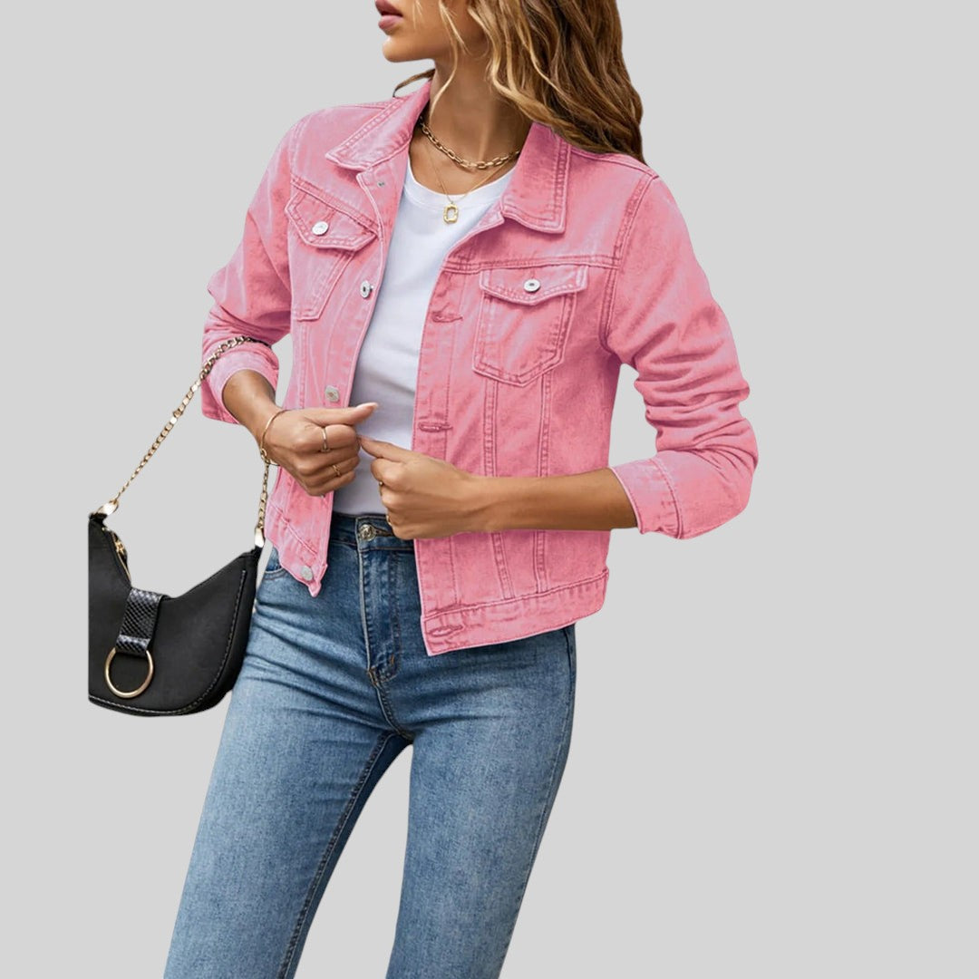 Gabrielle | Women's Casual Denim Jacket with Pockets