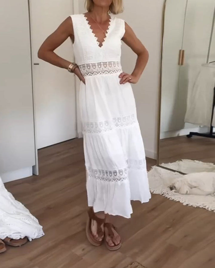 Rosalie | Women's Boho Sleeveless Summer Dress