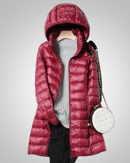Lucy | Women's Lightweight Long Puffer Jacket