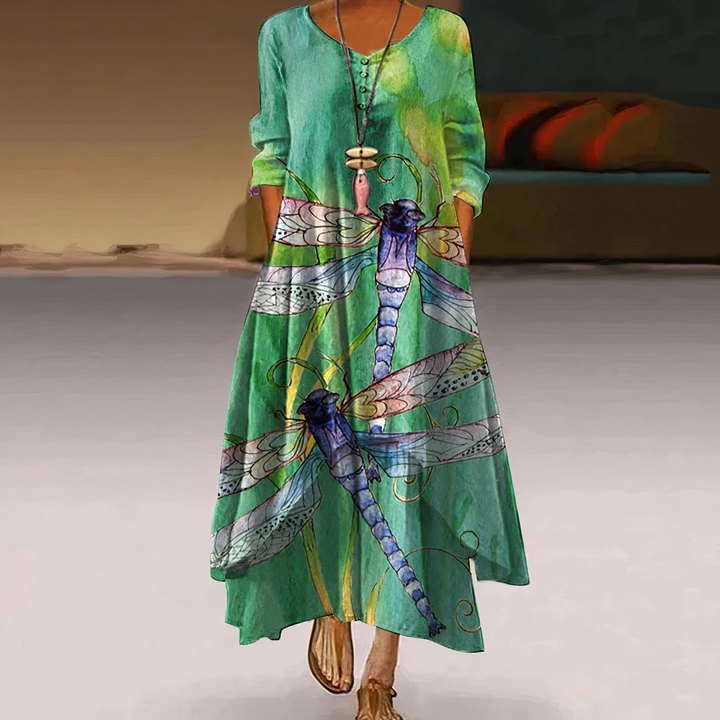 Margot | Women's Summer Floral Relaxed Fit Dress