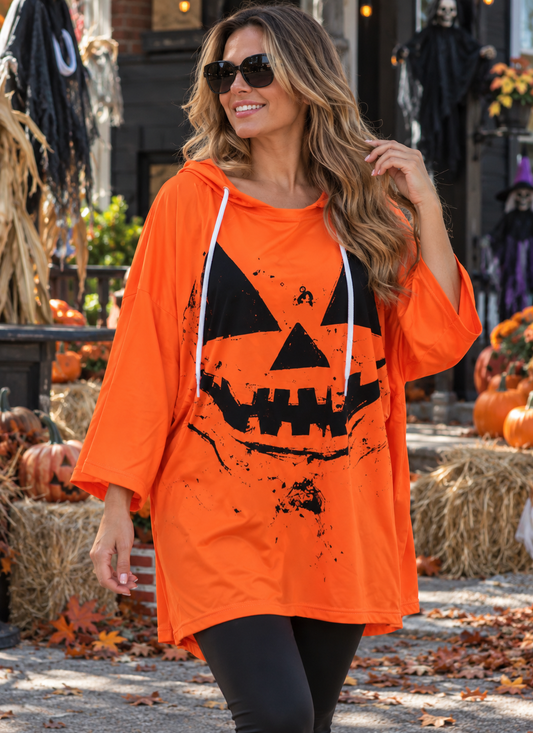 Britta | Women's Oversized Halloween Hooded Poncho