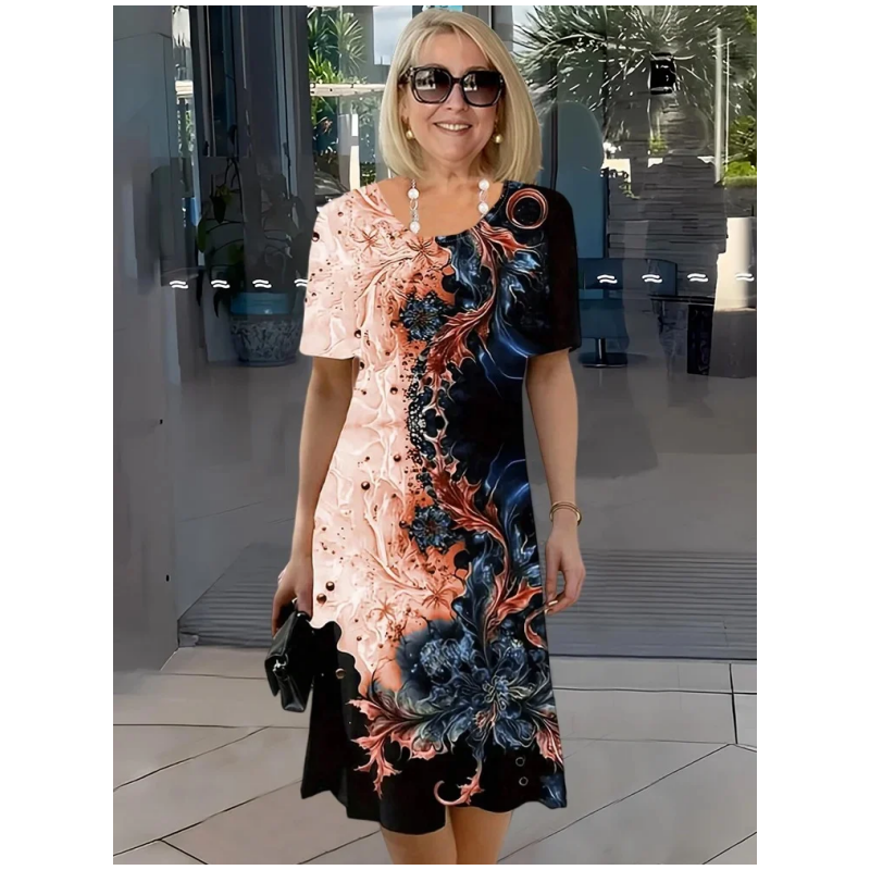 Olivia | Women’s Comfort Summer Midi Dress