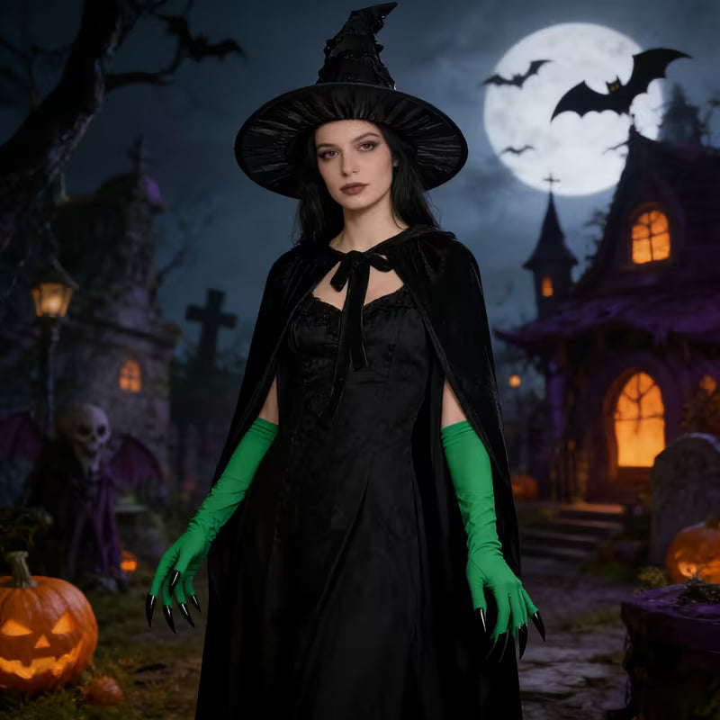 Poppy | Women's Halloween Witch Costume Dress Set