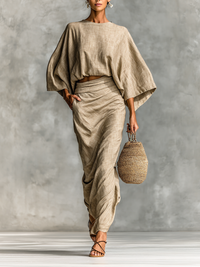 Camila | Women's Summer Two-Piece Maxi Dress