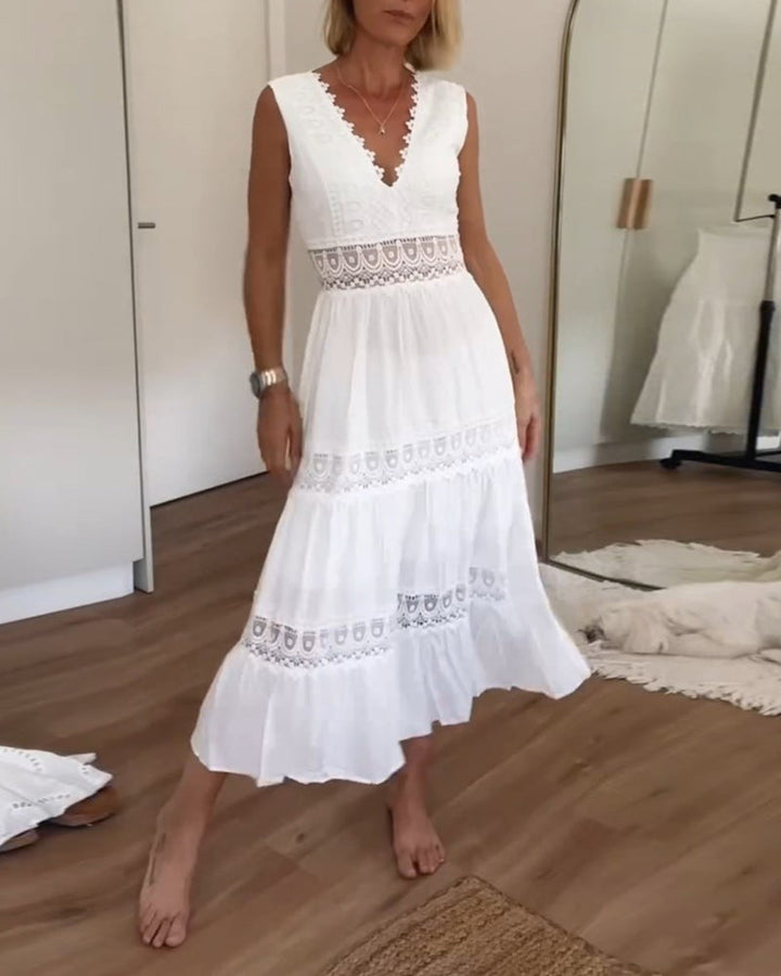 Rosalie | Women's Boho Sleeveless Summer Dress
