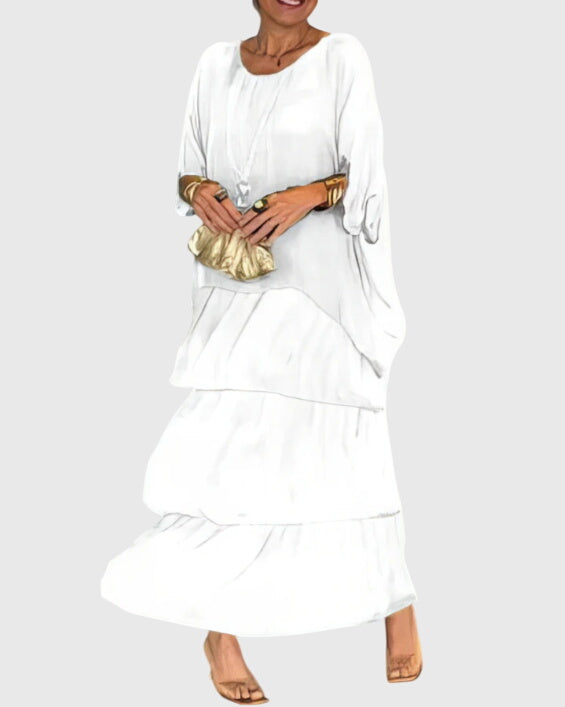 Aria | Women's Relaxed Fit Draped Maxi Dress