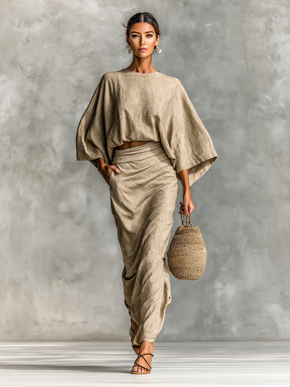 Camila | Women's Summer Two-Piece Maxi Dress