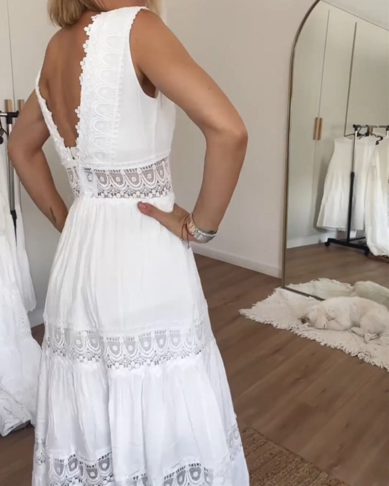 Rosalie | Women's Boho Sleeveless Summer Dress