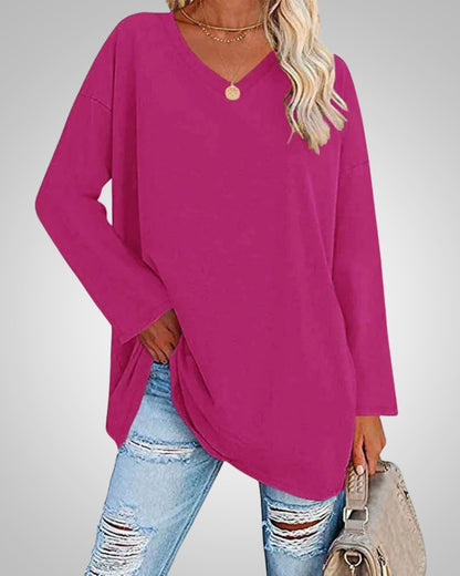 Willow | Women's Casual Relaxed Fit V-neck Top
